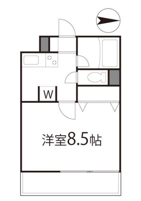 ファインクレスト笹塚の間取り