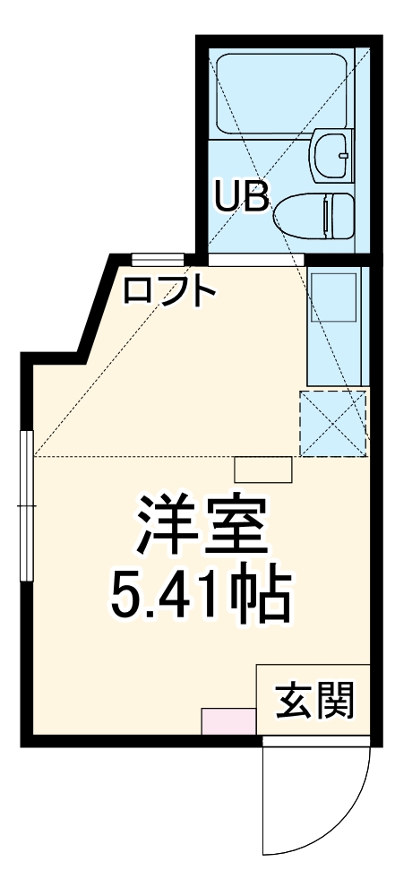 ユナイト和田町スウィーツアンサンブルの間取り