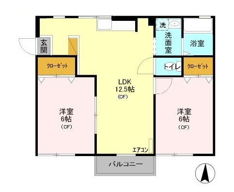レジデンツ藤の間取り