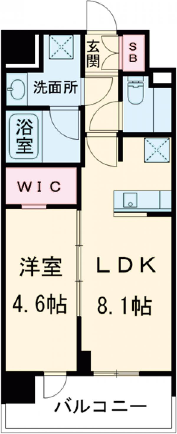 シーズンフラッツ杉並井草の間取り