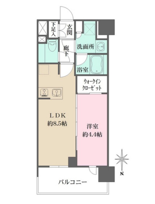 シーズンフラッツ杉並井草の間取り