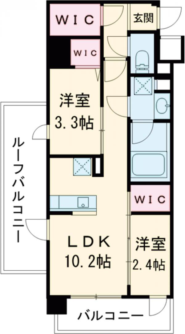 シーズンフラッツ杉並井草の間取り