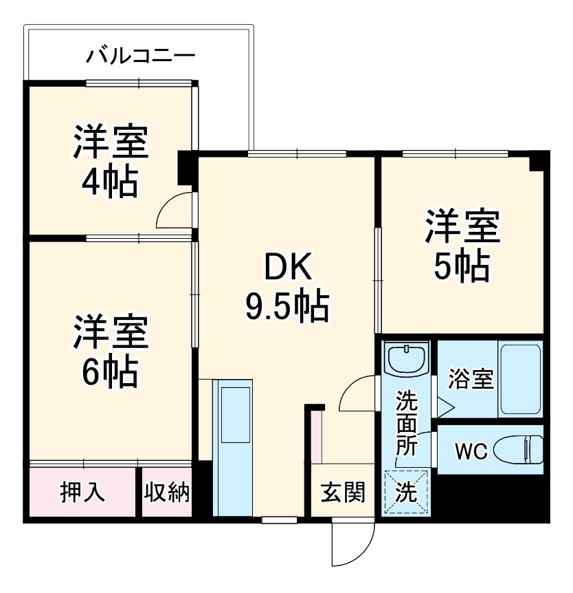 グリーンビューの間取り