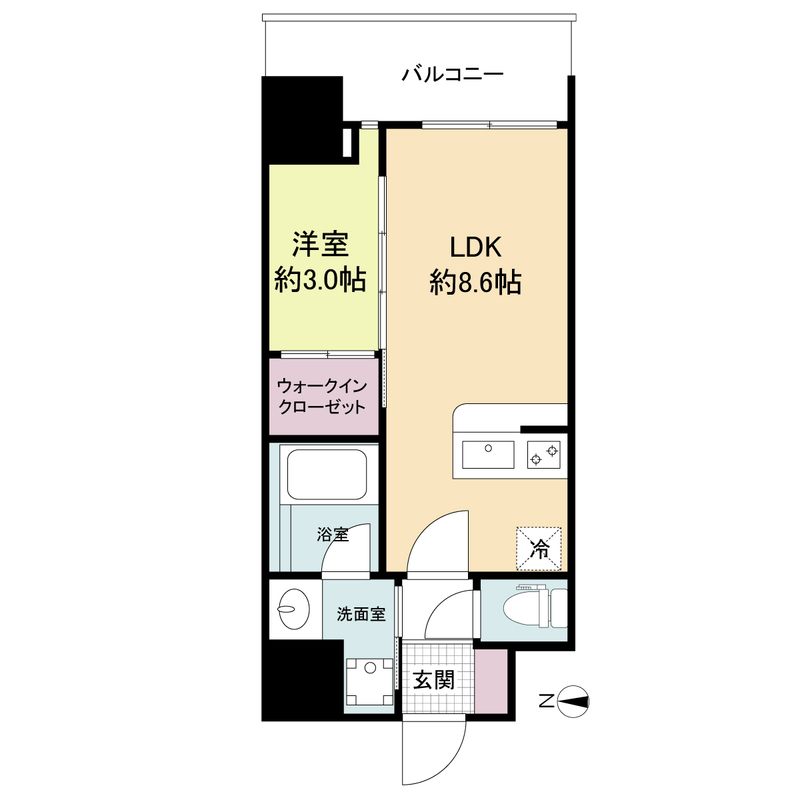 セレニテ新大阪グランデ シュッドの間取り