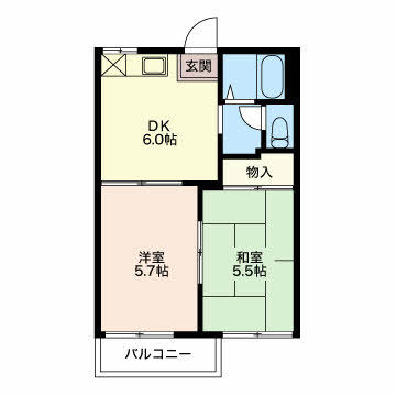 ドエル堂開道の間取り
