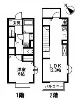 テラスすわやまの間取り