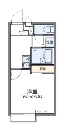 レオパレス時田 楓館の間取り