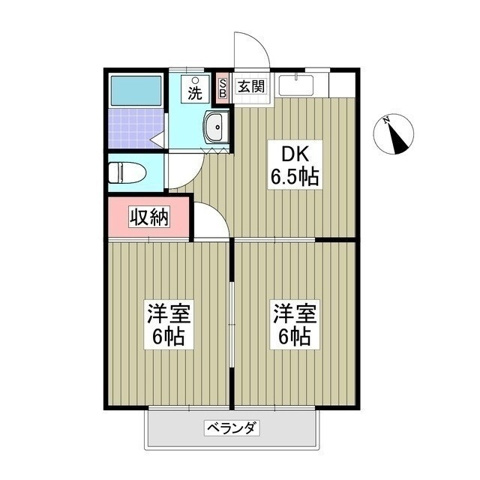 コーポアゼリアの間取り