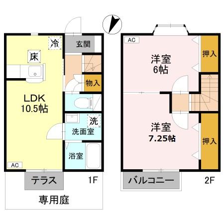 Foret Charmant Aの間取り