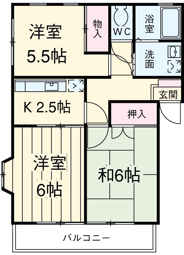 三澤ハイツの間取り