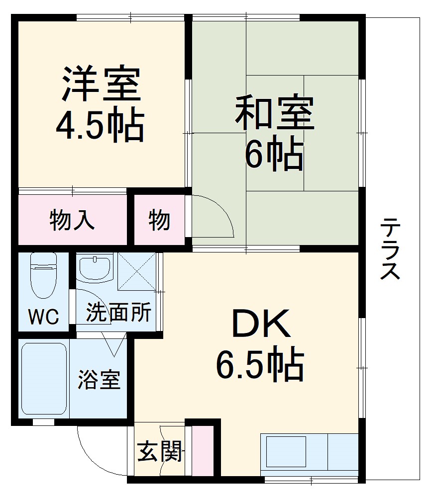 メゾン辰巳の間取り