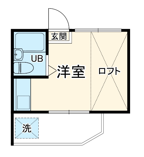北所沢町の完工年月(1990年11月)築の賃貸アパートの間取り
