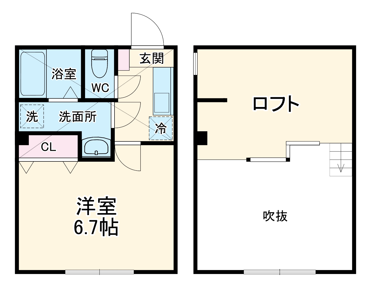 シュリップ溝の口の間取り