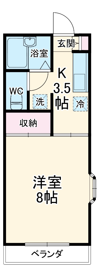 フローラルハイツの間取り