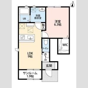 LOTUS成滝の間取り