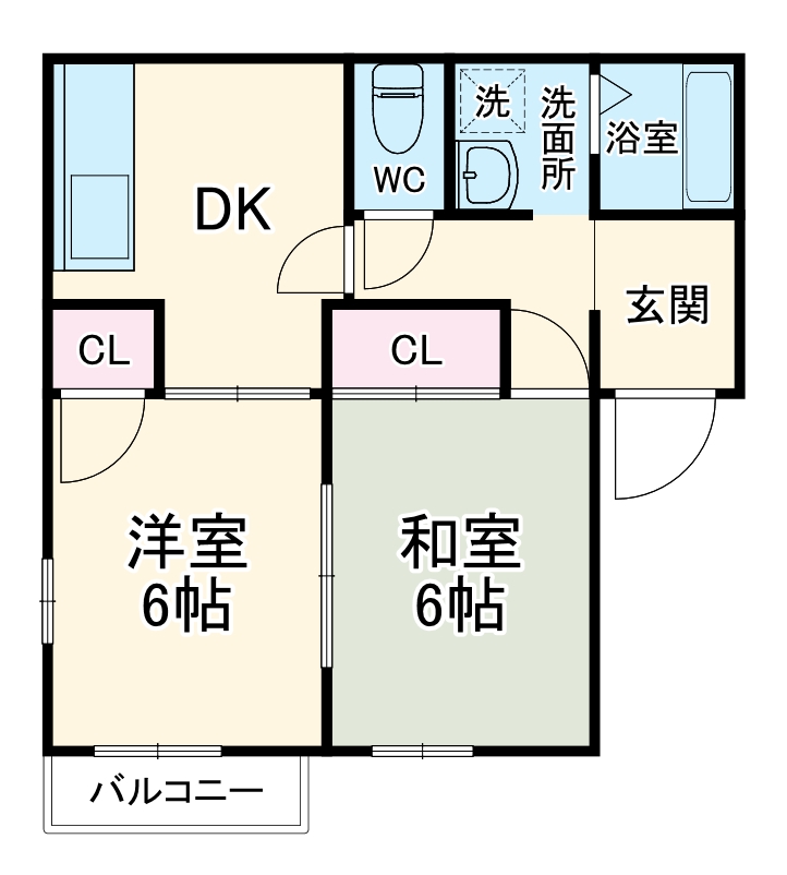 えふ・が～でんの間取り