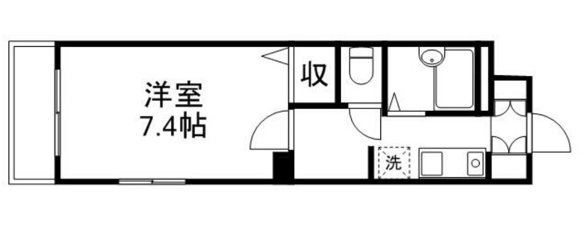 レーヴＩの間取り
