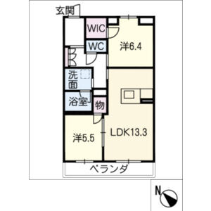 シェルブルーの間取り