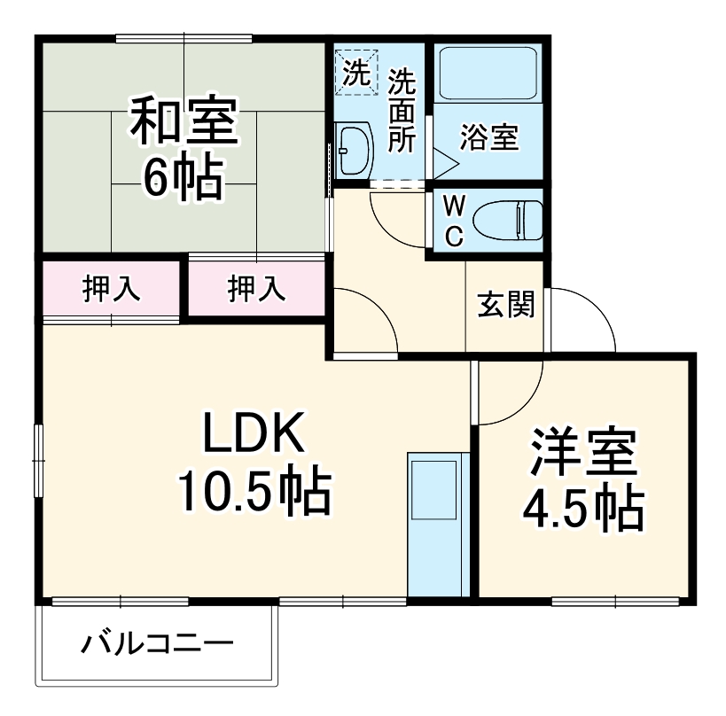 チアフルKの間取り