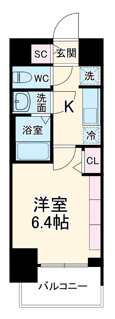 プレリス四日市ティエルナの間取り