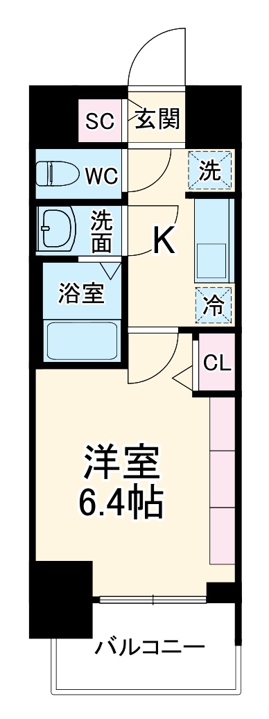プレリス四日市ティエルナの間取り