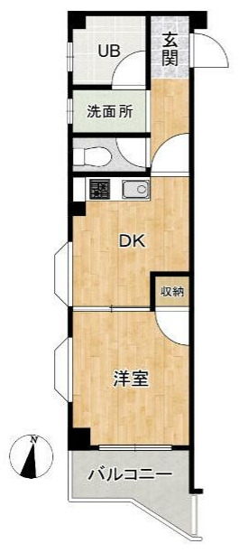 マイコーポ南の間取り