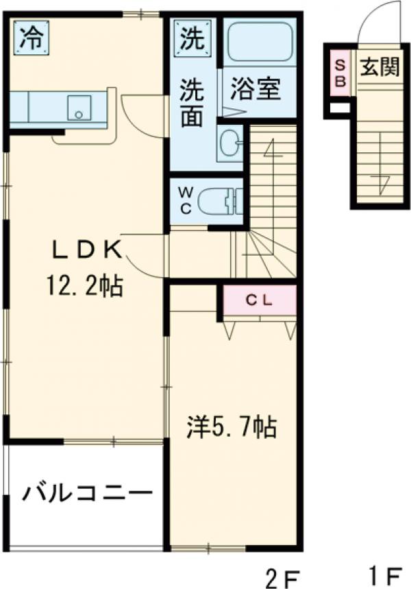 Primavera Ⅱの間取り