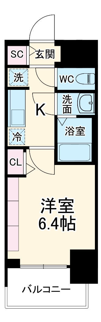 プレリス四日市ティエルナの間取り