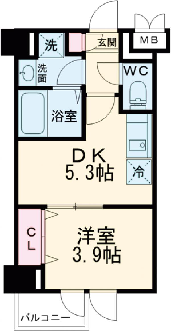 レジディア西小山の間取り