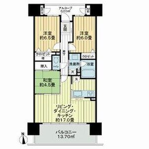 サーパス駅東公園の間取り