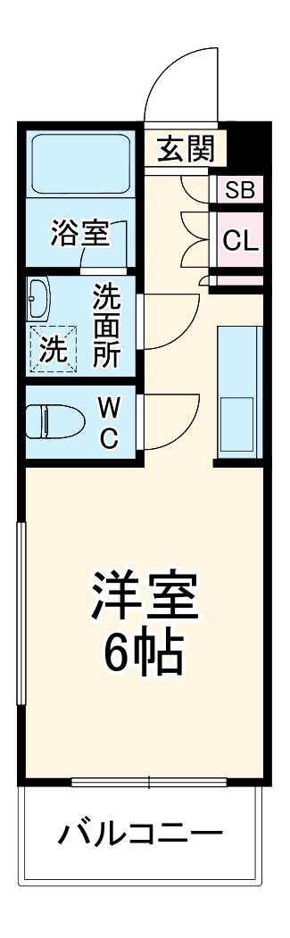 blue palette浦安の間取り
