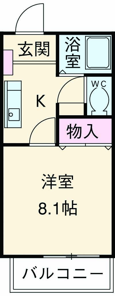 フローレスハタの間取り