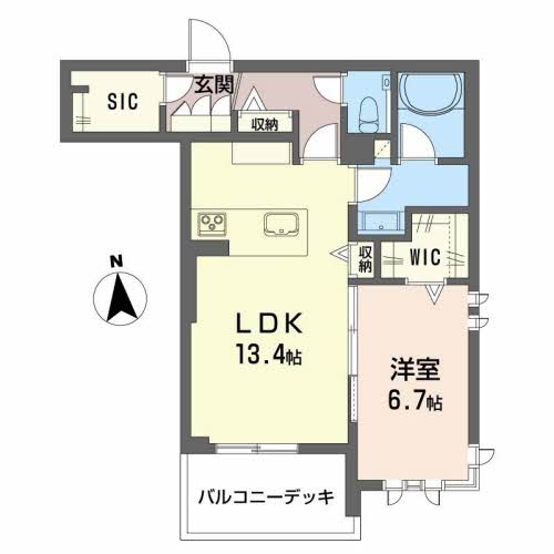 グラン東伊場の間取り
