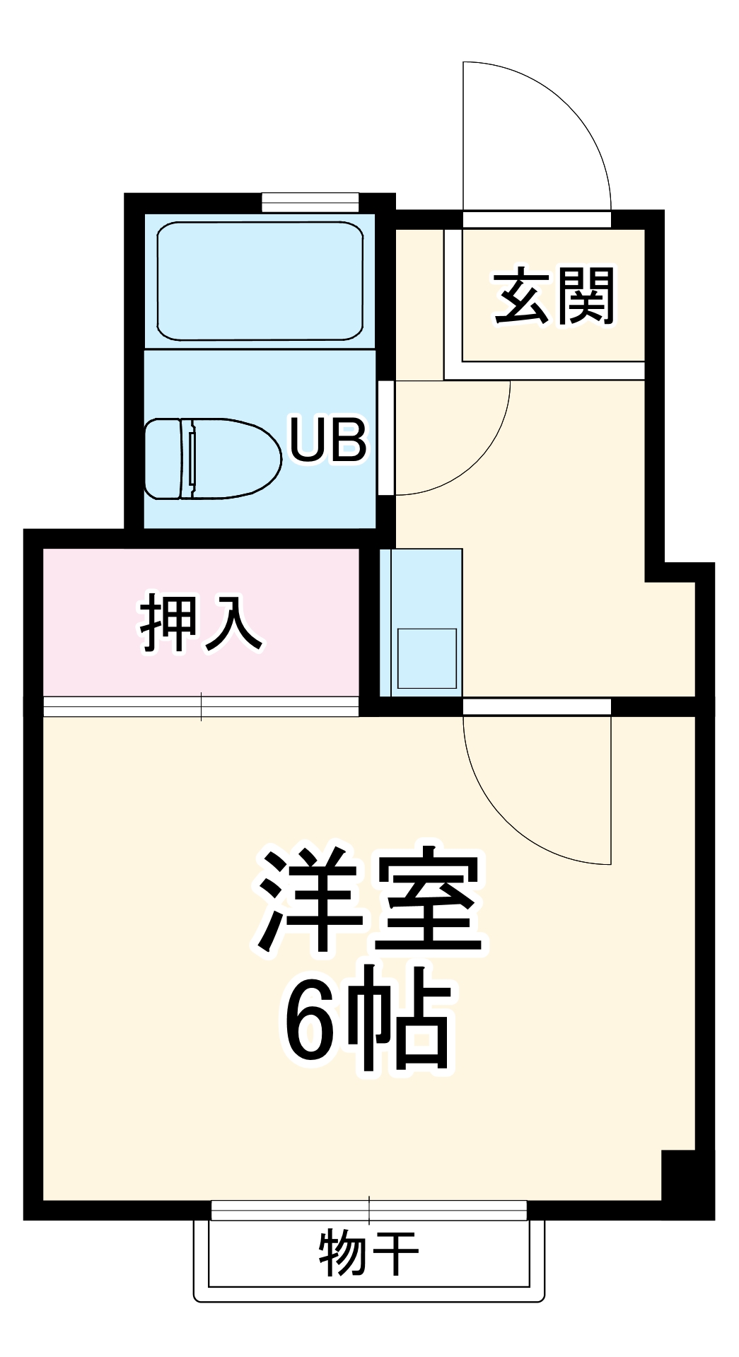 1/1 間取