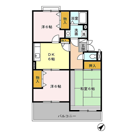 ヴァンベールの間取り