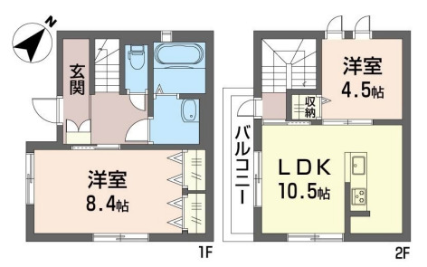 ケリア テラスの間取り