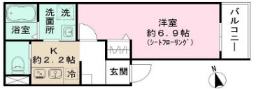 (仮称)入間市下藤沢 新築APの間取り