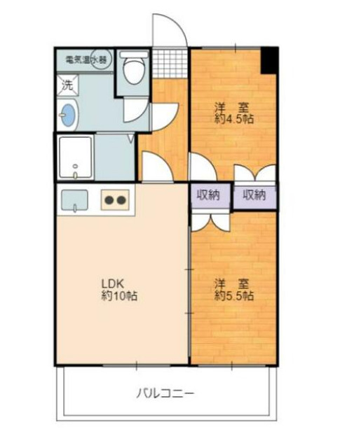 サンハイツ陽光台パート1の間取り