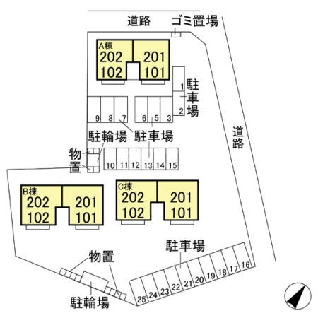 14/17 駐車場