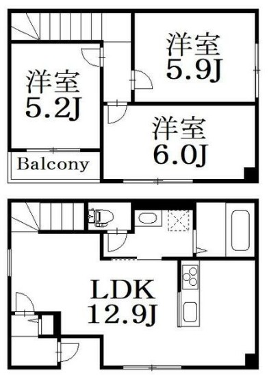 Ｋ氏邸の間取り