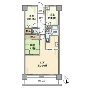 八事東サンハイツの間取り
