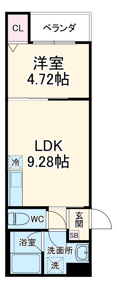 オーサムハウス城東の間取り