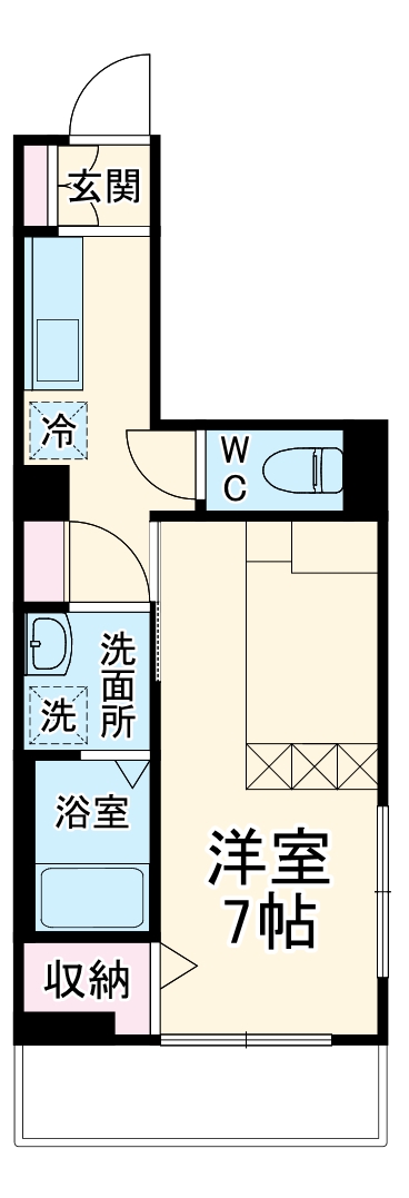 ウィンドテラス船橋宮本Ⅰの間取り