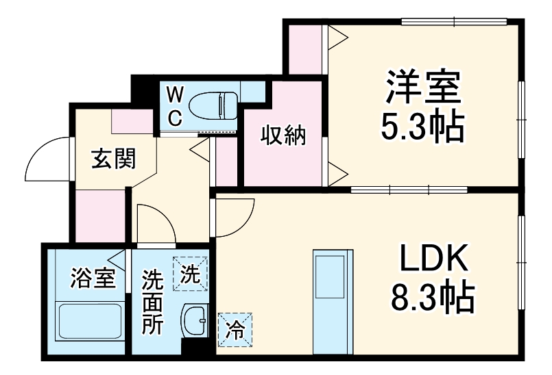 リヒト鎌倉材木座海岸 の間取り