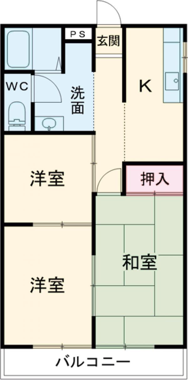 シャトルハイツの間取り