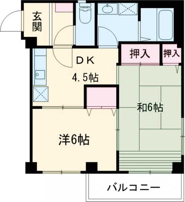 プレイス西荻の間取り