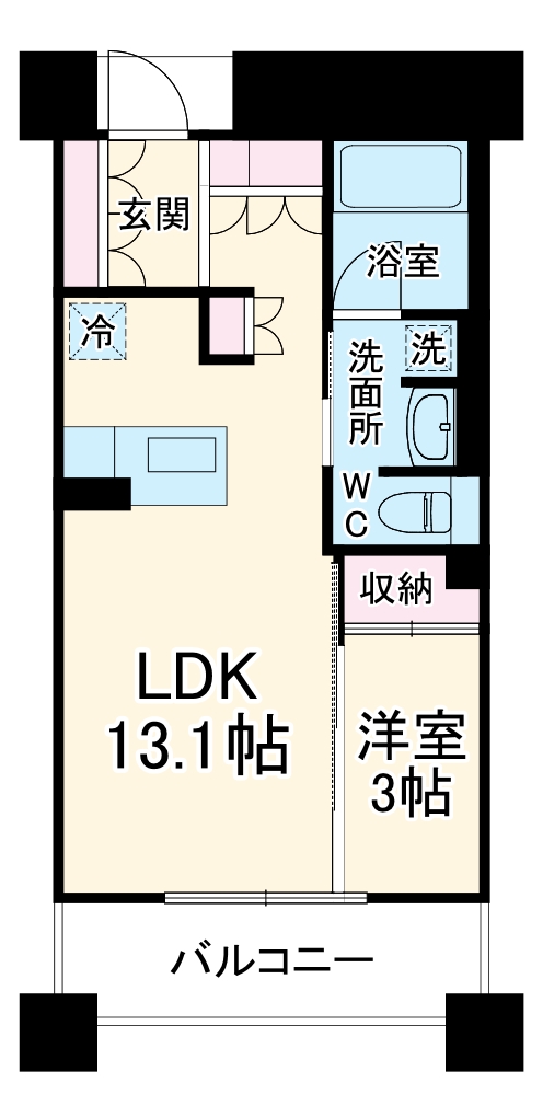 LaSante東桜の間取り