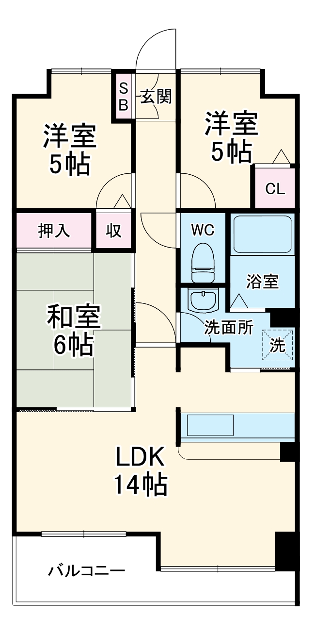 ヒューマンズ京橋弐番館の間取り