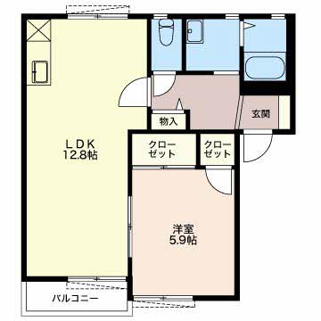 ジョイファミールの間取り