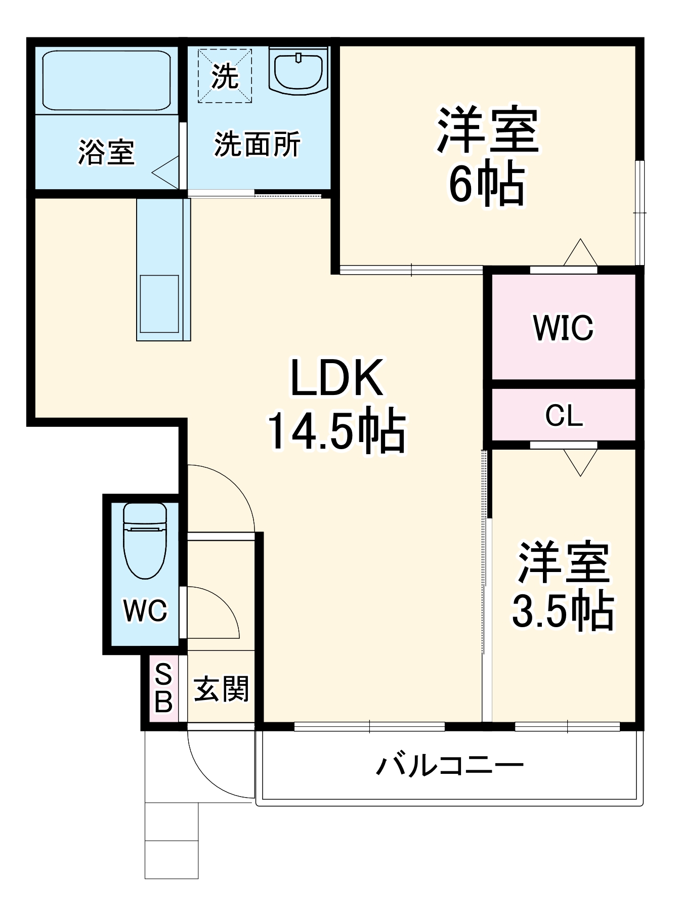 エルガーデン早出の間取り